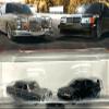 DieCast Hot Wheels '72 Mercedess-Benz 280 Sel 4.5 +190E 2.5-16, Car Culture Premium 2 Pack (1:64 Scale) Black view 2