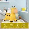 INPANY Bouncy Horse, Giraffe Hopper Toys, Toddlers Bouncing Animal, Inflatable Jumping Hopping Horse, Ride on Rubber Bouncer, Outdoor Indoor Birthday Gifts for 2 3 4 Year Old Girls Boys view 4