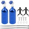 2Pack Vgoohobby Simulation Nitrogen Bottle Decoration Part Accessory Compatible with Traxxas TRX4 Axial SCX10 RC4WD Tamiya CC01 D90 90046 1/10 RC Crawler (Bue) view 1