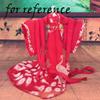 Red Gold Peacock Handmade Chinese Style Ancient Costume Doll Dress Wedding Dress Doll Clothes for 11.5 inch Doll view 2