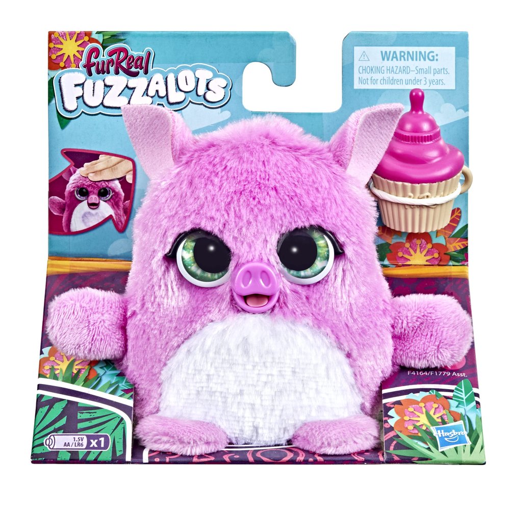FurReal Fuzzalots Pig Interactive Animatronic Color-Change Toy, Electronic Pet with 25+ Sounds and Reactions, for Kids Ages 4 and up