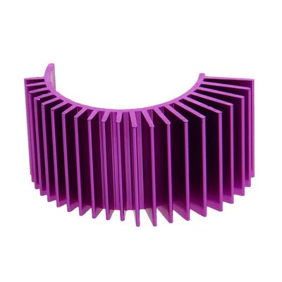 Jutagoss Aluminum Electric Engine Motor Heat Sink CoolingRC 540 550 Fins Brushed Brushless Motors for RC Car Accessories Purple 4PCS