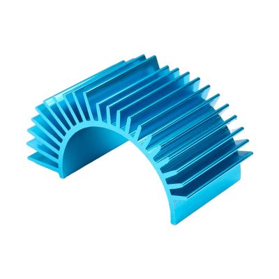 Jutagoss Aluminum Electric Engine Motor Heat Sink Cooling RC 540 550 Fins Brushed Brushless Motors for RC Car Accessories Blue 1PCS