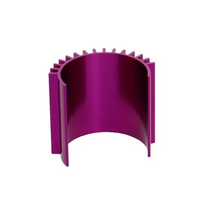 Jutagoss Aluminum Electric Engine Motor Heat Sink Cooling RC 380 390 Fins Brushed Brushless Motors for RC Car Accessories Purple 4PCS