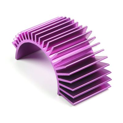 Jutagoss Aluminum Electric Engine Motor Heat Sink Cooling RC 540 550 Fins Brushed Brushless Motors for RC Car Accessories Purple 1PCS