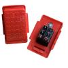 weelye 6volt 12volt Accelerator Foot Pedal Reset-Control Switch for Kids Ride On Cars, Children Electric Ride On Toys Replacement Parts Red 6-pin Socket view 1