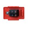 weelye 6volt 12volt Accelerator Foot Pedal Reset-Control Switch for Kids Ride On Cars, Children Electric Ride On Toys Replacement Parts Red 6-pin Socket view 3