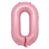 16 Inch Pink Foil Number Balloons Digital Globos Birthday Wedding Party Decorations Ballons Baby Shower Supplies (16 inch Pink 0) view 1