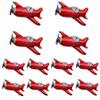 12 Pcs 2 Size Airplane Balloons 4 Pcs 38 inch Foil Balloon 8 Pcs 13 inch Small Balloon for Birthday Theme Party Decoration view 1