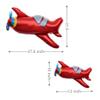 12 Pcs 2 Size Airplane Balloons 4 Pcs 38 inch Foil Balloon 8 Pcs 13 inch Small Balloon for Birthday Theme Party Decoration view 2