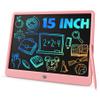 TEKFUN Teen Girl Gifts Ideas, 15inch LCD Writing Tablet for Kids Age 8-10 and Up, Doodle Board 4 5 6 7 Year Old Girl Toys, Mothdays Day Gifts Homeschool Supplies Easter Gifts for Adults(Pink) view 1