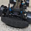 Carbon Fiber Front Shock Tower For Tamiya 1/10 4WD TA08 PRO 58693-5Pc Set Black view 4