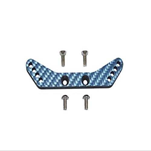 Carbon Fiber Rear Shock Tower For Tamiya 1/10 4WD TA08 PRO 58693-5Pc Set Blue