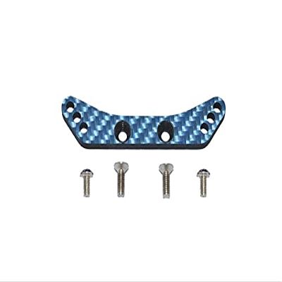 Carbon Fiber Front Shock Tower For Tamiya 1/10 4WD TA08 PRO 58693-5Pc Set Blue
