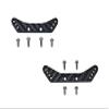 Carbon Fiber Front & Rear Shock Tower For Tamiya 1/10 4WD TA08 PRO 58693-10Pc Set Black view 1