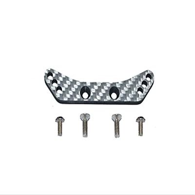 Carbon Fiber Front Shock Tower For Tamiya 1/10 4WD TA08 PRO 58693-5Pc Set Silver