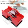 FILFEEL Manual Card Shuffler, 12 Deck UNO Card Shuffler, Hand Crank Card Shuffler, for UNO, Poker, Phase 10, Skip-Bo, Blackjack, Cards Game, for Family Party Games(red) view 4