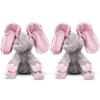 Dimple Kaia Baby Animated Stuffed Plush Singing Peek A Boo Elephant Interactive Musical Peek-a-Boo for Toddlers with Moving Ears, Adorable Elephant Stuffed Animal Toy(Pack of 2) view 1