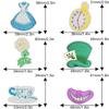 18 PCS Alice Cupcake Toppers kit magic Tea Party Baby Shower child Birthday Party Decoration Supplies view 2