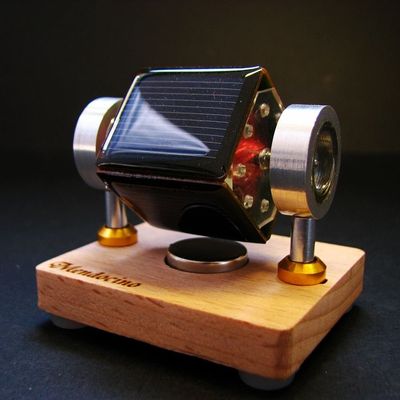 Tiny Mendocino Motor Magnetic Suspension Solar Toy Scientific Physics Toys