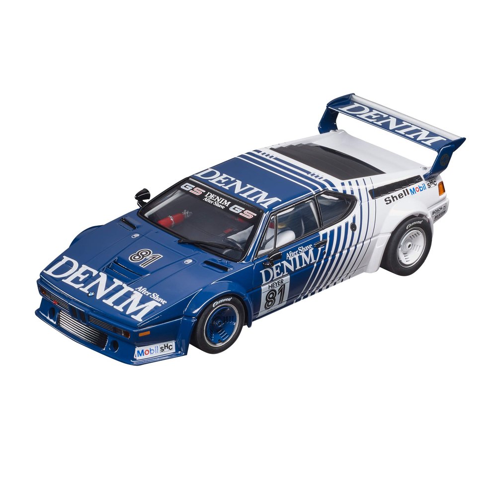 Carrera 23909 BMW M1 Procar Denim, No.81 1980 1:24 Scale Digital Slot Car Racing Vehicle Digital Slot Car Race Tracks