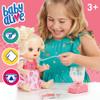 Baby Alive Magical Mixer Baby Doll, Strawberry Shake, Doll with Toy Blender, Baby Doll Set for Kids 3 and Up, Blonde Hair view 2
