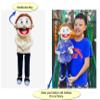 25", Rodayna Astronaut Cosmonaut Spaceman Puppet, Full Body, Ventriloquist Style Puppet,Hand Puppet with Movable Mouth for Kids and Adults view 4