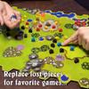Board Game Replacement Wooden Meeples Pawn Game Pieces - Pack of 10 view 3
