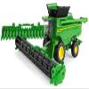 John Deere 1/64 Scale X9 1000 Combine HD50F Draper Head and Folding C16F Corn Head view 1