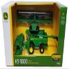 John Deere 1/64 Scale X9 1000 Combine HD50F Draper Head and Folding C16F Corn Head view 2