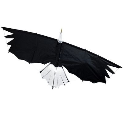 Revolution Kites 3D Eagle Quad-Line Stunt Wing 8 ft (Novices to Pros) - Ultralight Carbon Fiber Design - Launch from Anywhere - Precision Control for Soaring and Tricks - Includes Club 38 Membership
