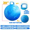 Bedwina Bouncing Ball for Kids  20 Inch Hopper Ball with Handle and Pump | Fun & Durable Bouncy Toy for Children | Safe Inflatable Hopping Toy for Indoor & Outdoor Play, Exercise & Active Fun view 2