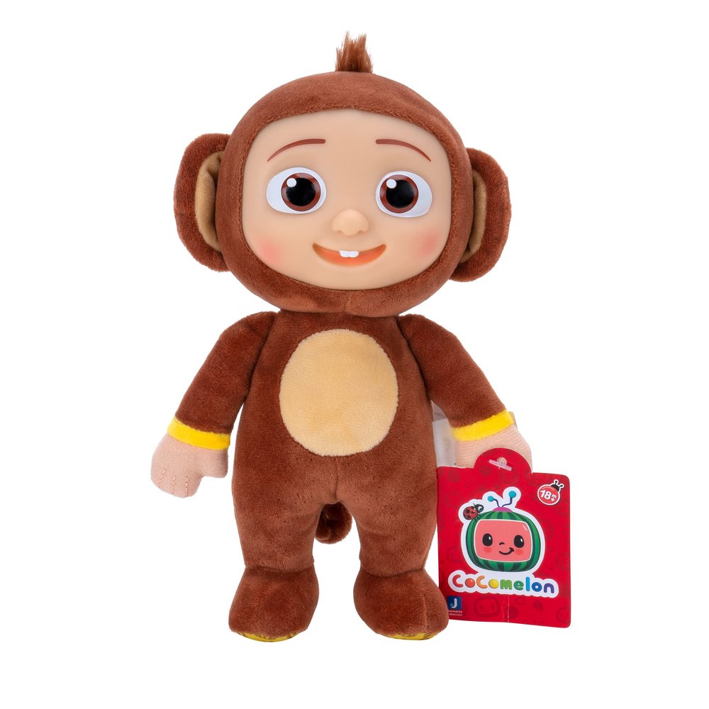 CoComelon 8-Inch JJ Monkey Little Plush Themed - Inspired by Their Favourite Show - Toys for Preschoolers
