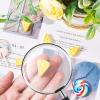 Gejoy 50 Pieces Miniatures Food Cheese Toy Halloween Decoration Mini Fake Cheese for Dollhouse Accessories Models for Kitchen Decoration DIY Accessory view 3