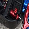 6pc Set Upgrades Aluminum 7075 15T Servo Horn W. Built-in Spring (3 Positioning Holes) ARRMA 1/5 KRATON 8S/Outcast 8S RC Cars by GPM (red) view 3
