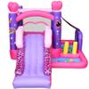 RETRO JUMP Inflatable Bounce House, 6-in-1 Jump & Slide Bouncy House for Kids Outdoor W/Large Ball Pit, Princess Bounce House with Blower for Girls Party - Carry Bag, Repair Kit, Stakes Included view 3