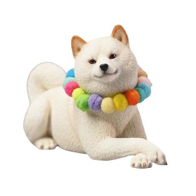 Lana Toys WLNTDOLA 1:6 Scale Shiba Inu Dog Pet Healing Figure Realistic Animal Model