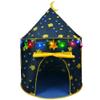 LotFancy Play Tent for Boys, with Star Lights and Storage Carrying Bag, Pop Up Play Tent House for Kids Toddlers, Indoor and Outdoor Use, Foldable, Portable, Blue view 1