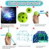 160PCS Kids Fort Building Kit Glow in the Dark Build a Fort with Blanket STEM Educational Toys for 4 5 6 7 8 9 10 11 12 Years Boys Girls Ultimate Construction Gift DIY Forts Builder Set Indoor Outdoor view 4