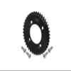 GPM For Losi 1:10 Lasernut U4 Tenacity LOS03028 / Tenacity DB Pro LOS03027V2 Upgrade Parts Harden Steel #45 Spur Gear 40T - 5Pc Set Black view 1