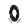 GPM For Losi 1:10 Lasernut U4 Tenacity LOS03028 / Tenacity DB Pro LOS03027V2 Upgrade Parts Harden Steel #45 Spur Gear 40T - 5Pc Set Black view 2