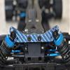 Carbon Fiber Rear Shock Tower For Tamiya 1/10 4WD TA08 PRO 58693-5Pc Set Black view 4