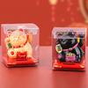 RunXF Cute Waving Fortune Cat Welcome Solar Powered Japanese Lucky Cat Car Desktop Decoration Gift (Gold) view 4