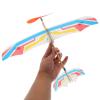 Toyvian 10Pcs Rubberband Powered Airplane Kits Flying Glider Planes Toys Windup Flying Copter Toys Handout Glider Model Kids Party Favors view 2