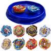 Bey Burst Gyro Toy Set with Arena Great Birthday Gift for Boys Children Kids 6 8 + Metal Fusion Attack Top Grip Blade Set with Battling Game Storage Box 8 Top Burst Gyros 3 two-way launcher 2 Handles view 2