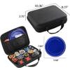 Bey Burst Gyro Toy Set with Arena Great Birthday Gift for Boys Children Kids 6 8 + Metal Fusion Attack Top Grip Blade Set with Battling Game Storage Box 8 Top Burst Gyros 3 two-way launcher 2 Handles view 4