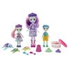 Mattel Enchantimals Family Set with Tinsley Turtle Small Doll & 3 Animal Sibling Sea Turtle Figures, Ocean Kingdom Toy Collection view 1