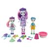 Mattel Enchantimals Family Set with Tinsley Turtle Small Doll & 3 Animal Sibling Sea Turtle Figures, Ocean Kingdom Toy Collection view 2