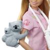 Barbie Careers Doll & Accessories, Zoologist Wearing Removable Outfit with Hat, Clipboard & Koala Figure That Can Hold Doll's Arm view 4