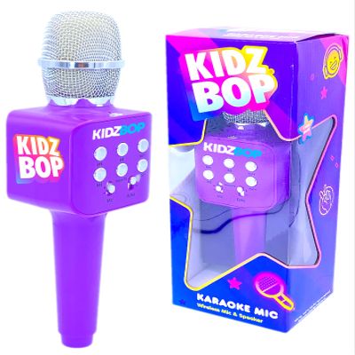 Move2Play, Kidz Bop Karaoke Microphone | The Hit Music Brand for Kids | Toy for Girls & Boys Ages 2, 3, 4, 5, 6, 7, 8+ Years Old | Gift & Birthday Present